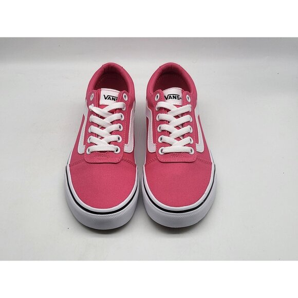 Vans Ward Women's 6.5 Pink Honeysuckle Canvas Skate Shoes Low Top Casual - Picture 2 of 10